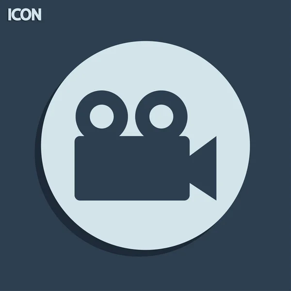 Icono de cámara de vídeo —  Fotos de Stock