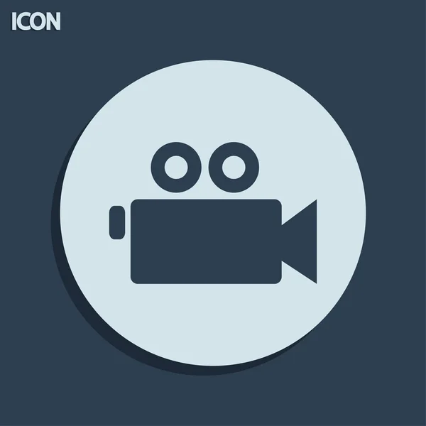 Video camera-icoontje — Stockfoto