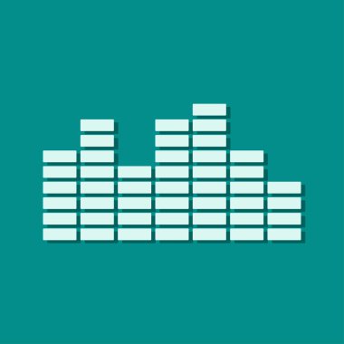 muzikale equalizer pictogram
