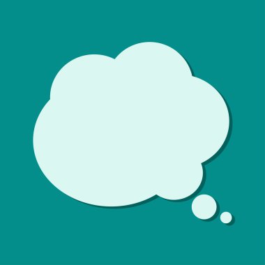 komik konuşma balonu simgesinin