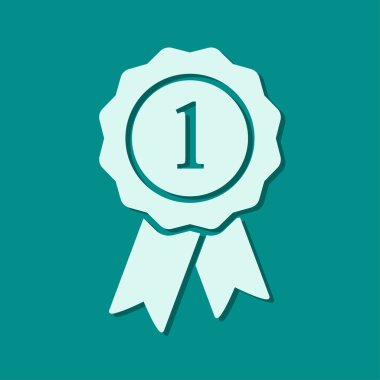 Kurdele simgeli rozet