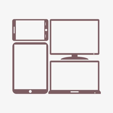 elektronik cihazlar simge kümesi