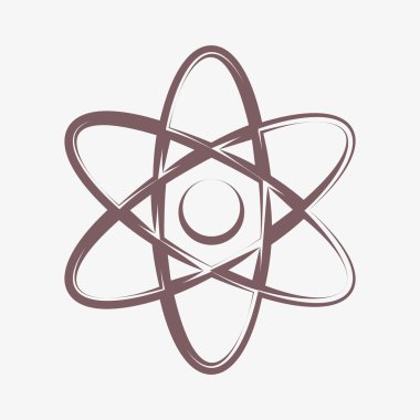 soyut fizik bilim modeli simgesi