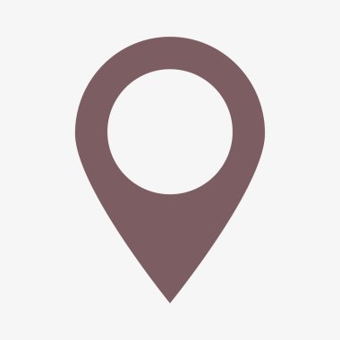 harita işaretçisi düz simgesi