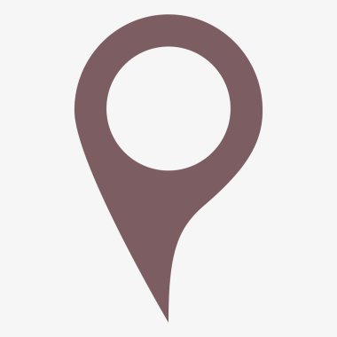 harita işaretçisi düz simgesi