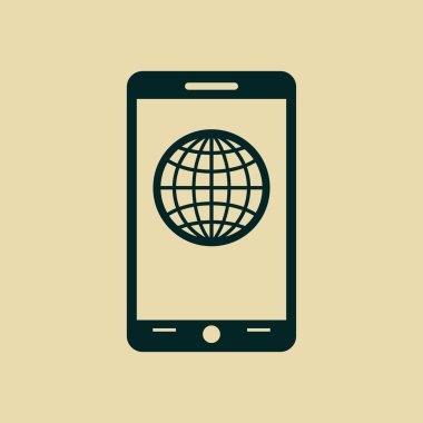 Mobil akıllı telefon simgesi