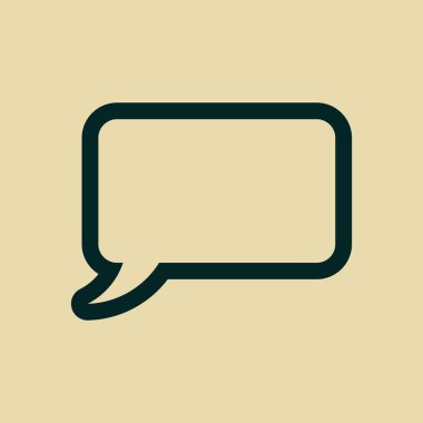 konuşma balonu simgesi