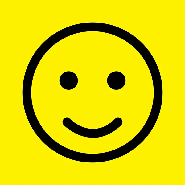 Ikona úsměvu — Stock fotografie