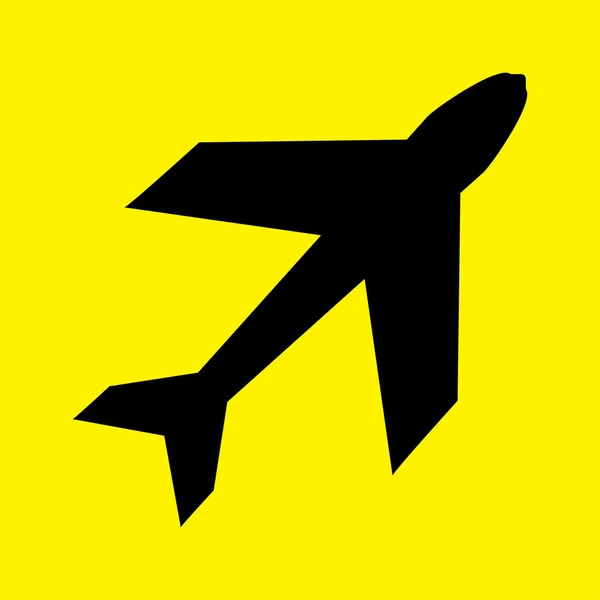 Uçak Simgesi — Stok fotoğraf