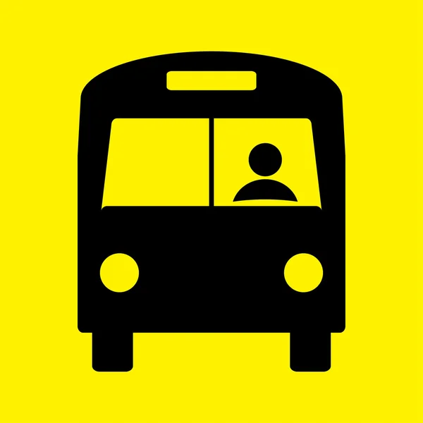 Otobüs simgesi — Stok fotoğraf