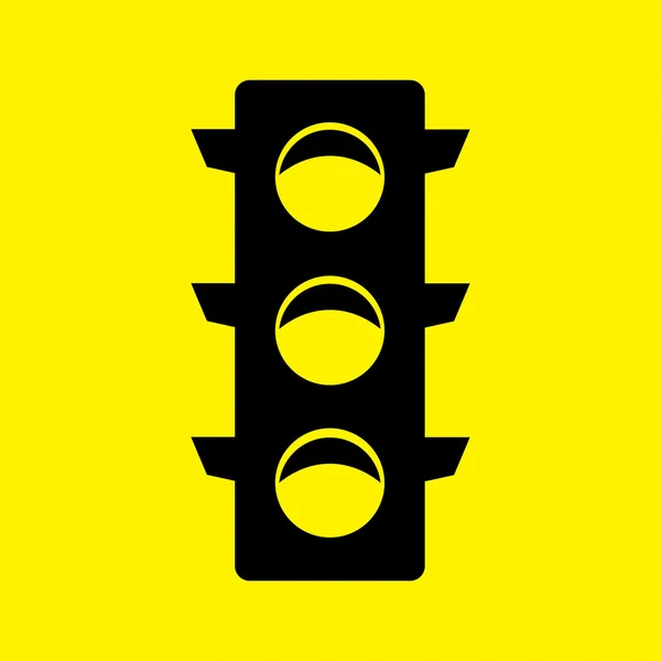 Road semaphore icon — Stock Photo, Image
