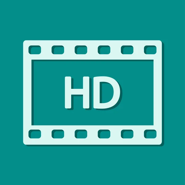 Ikona wideo HD — Zdjęcie stockowe