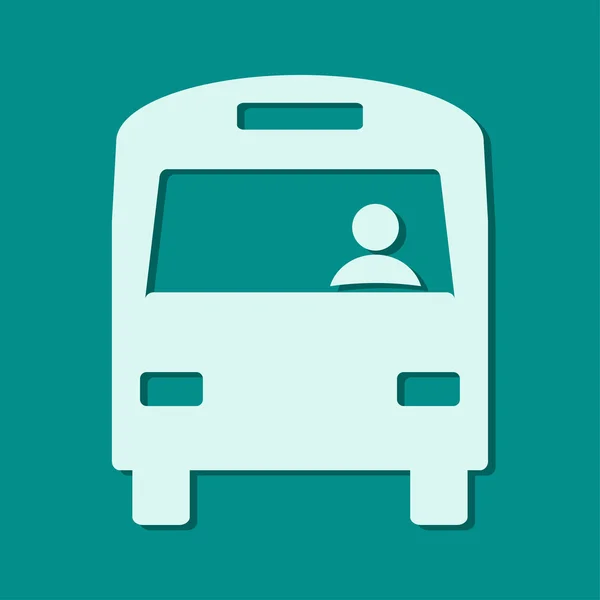 Autobus ikona — Zdjęcie stockowe