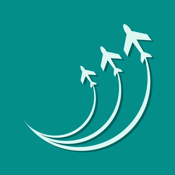 Icono del avión —  Fotos de Stock