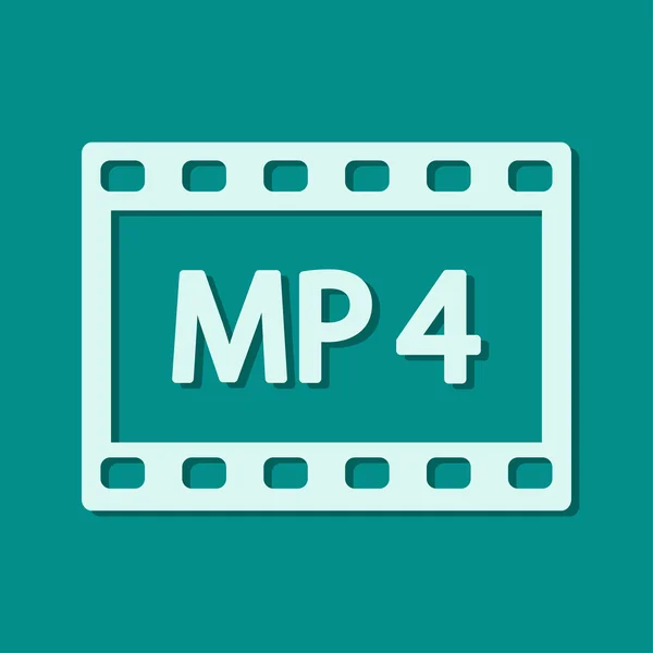 MPEG 4 video ikonen — Stockfoto