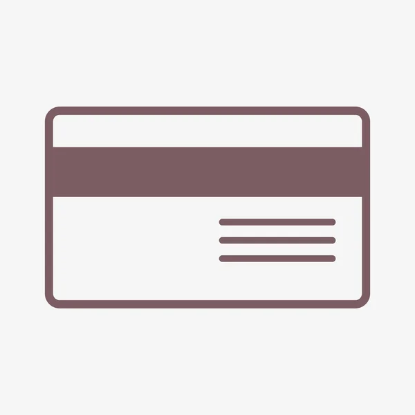 Bank credit card icon — Stock Photo, Image