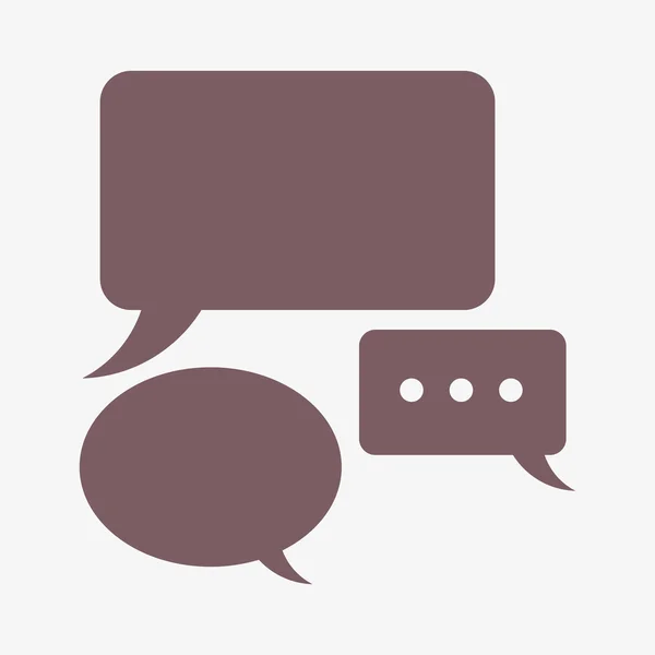 Speech bubbles icon — Stock Photo, Image