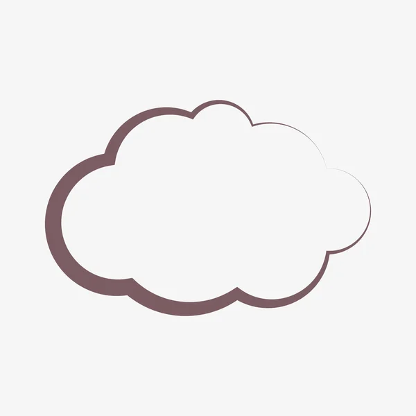 Icono de nube — Foto de Stock