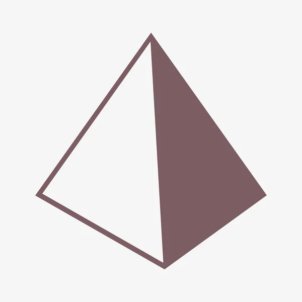 Ikona pyramida — Stock fotografie