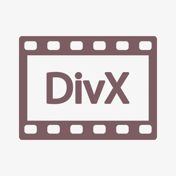 DivX video icon — Stock Photo, Image