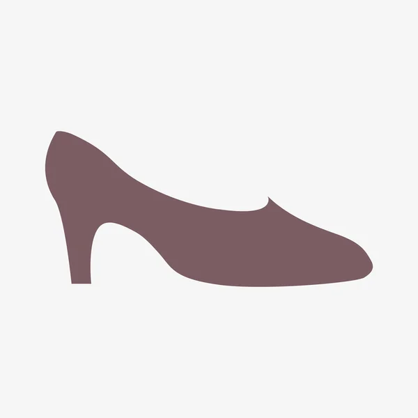 Ícone de sapatos femininos — Fotografia de Stock