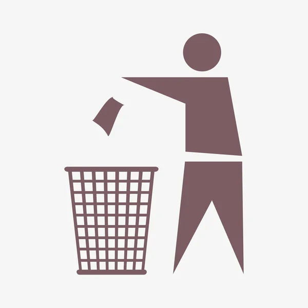 Recycling teken pictogram — Stockfoto