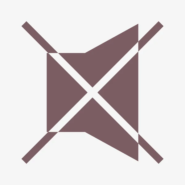 Mute symbol icon — Stock Photo, Image