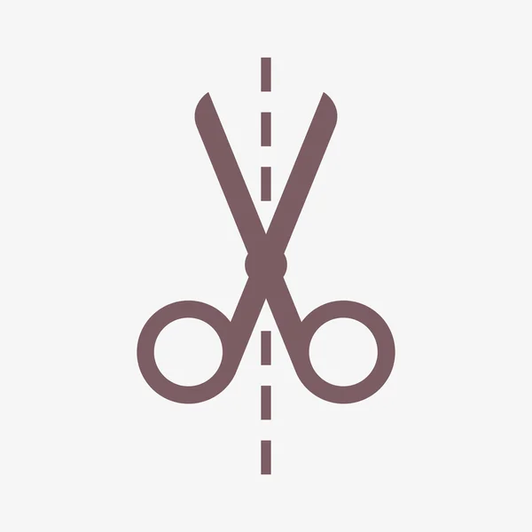 Ikona nożyczek — Zdjęcie stockowe