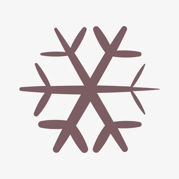 Snowflake icon — Stock Photo, Image