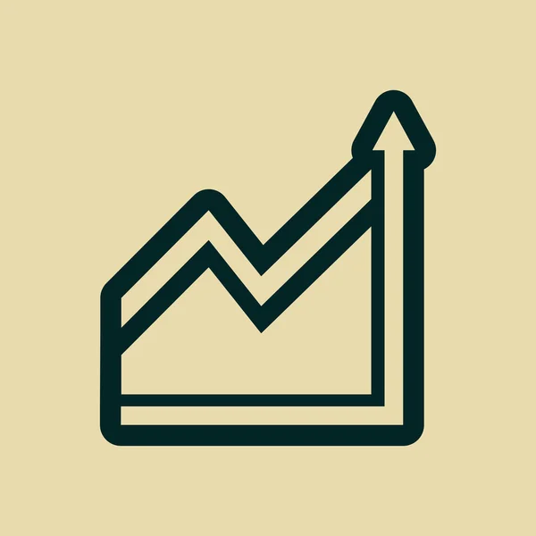 Infografía, icono del gráfico — Foto de Stock