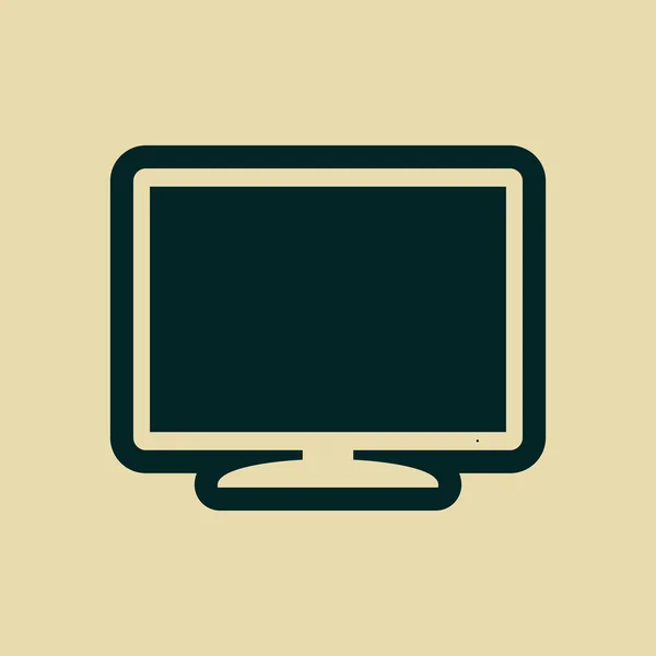 Monitor icon — Stock Photo, Image