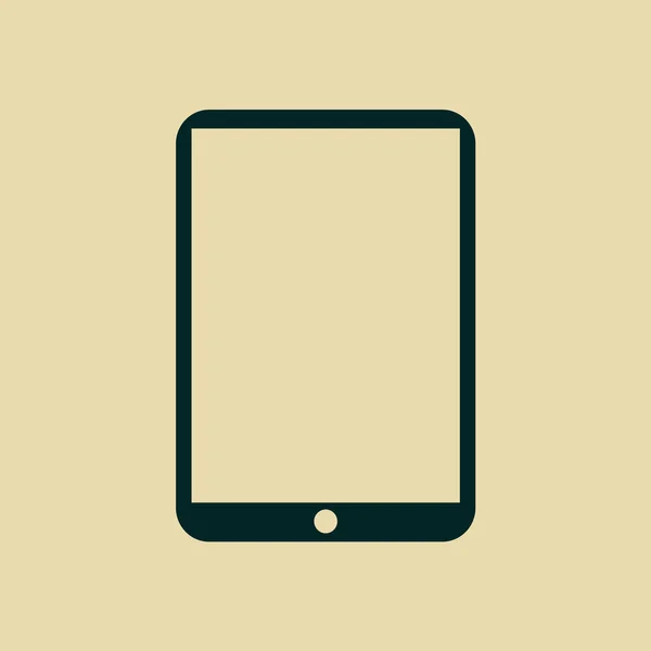 Nowoczesny cyfrowy typu tablet pc ikona — Zdjęcie stockowe