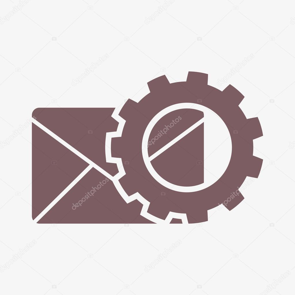 Setting parameters and Envelope Mail icon