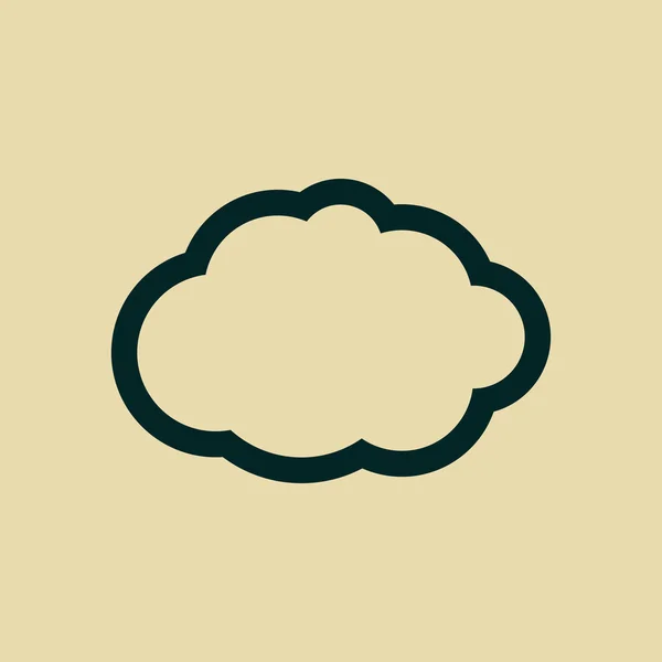 Icona della nuvola — Foto Stock