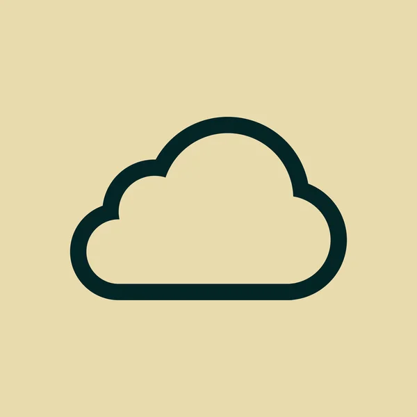 Icono de nube — Foto de Stock