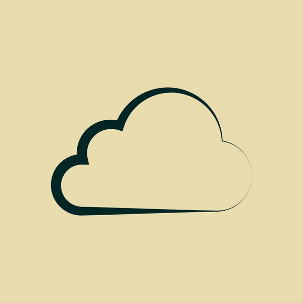 Cloud pictogram — Stockfoto