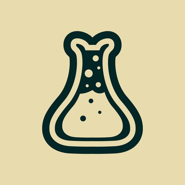 Laboratuvar cam simgesi — Stok fotoğraf
