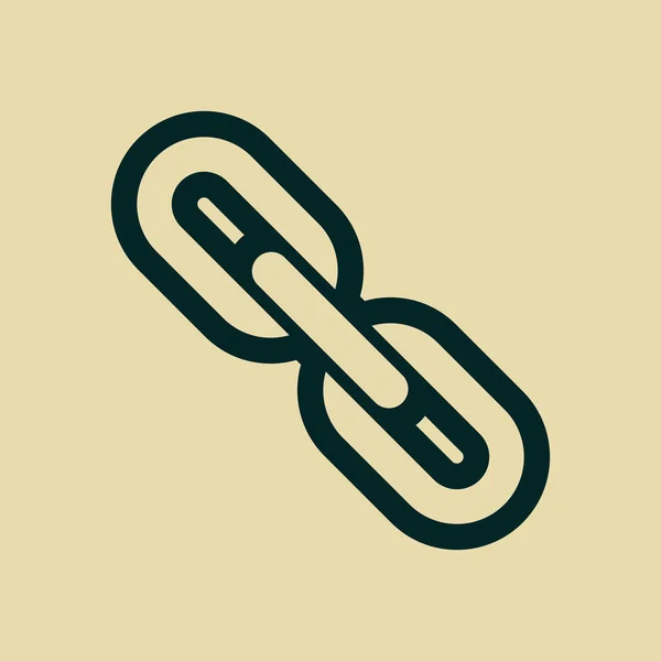 Chain link icon — Stock Photo, Image