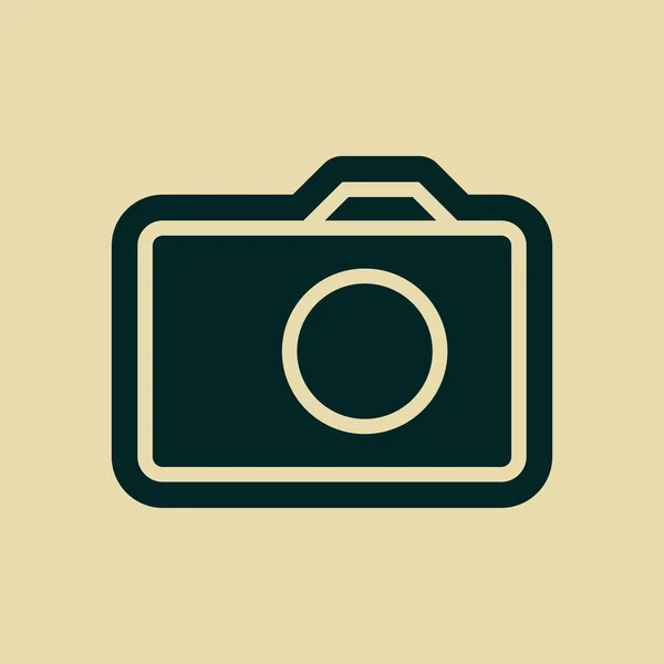 Ikona kamery — Zdjęcie stockowe