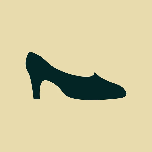 妇女的鞋子图标 — 图库照片