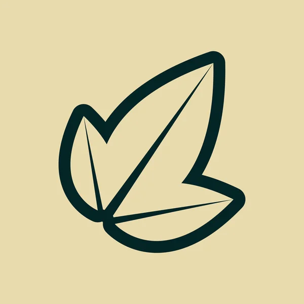 Leaf icon — Stock Photo, Image