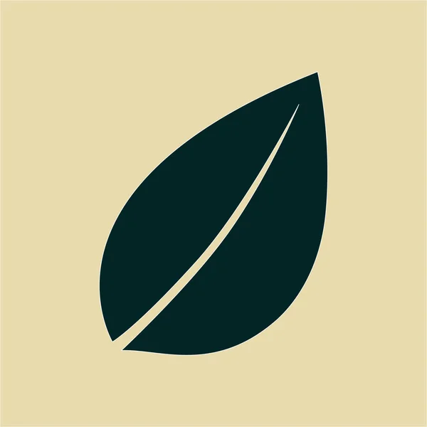 Icona delle foglie — Foto Stock