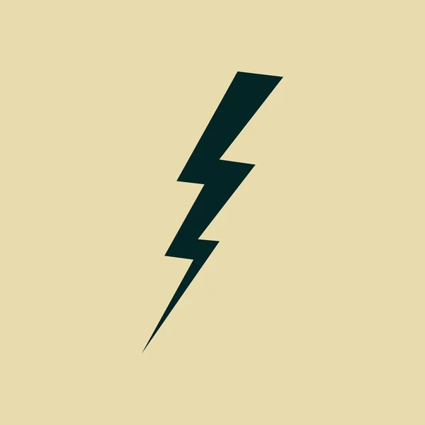 Lightning icon — Stock Photo, Image