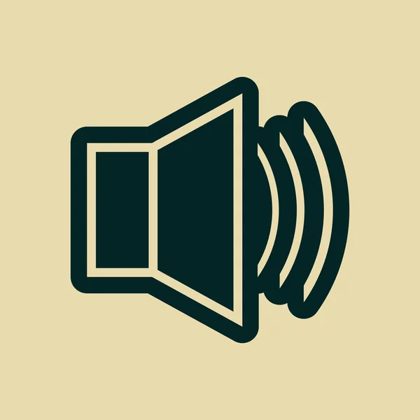 Speaker icon — Stock Photo, Image