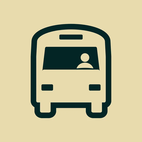 Icono de autobús — Foto de Stock