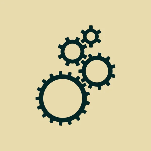 Gears icon — Stock Photo, Image