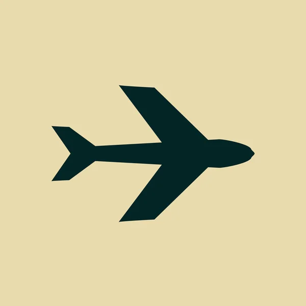 Ikona letadla — Stock fotografie