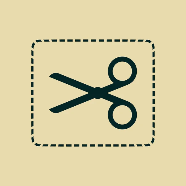 Scissors icon — Stock Photo, Image