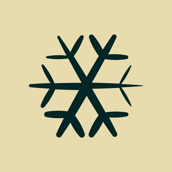 Snowflake icon — Stock Photo, Image