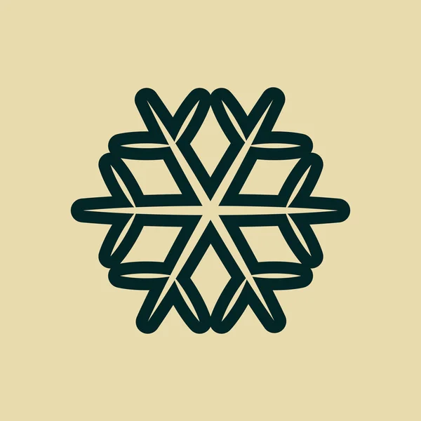 Smowflake icono —  Fotos de Stock